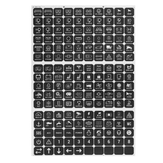 160 Universal Stickers for AS Series Switch Panel