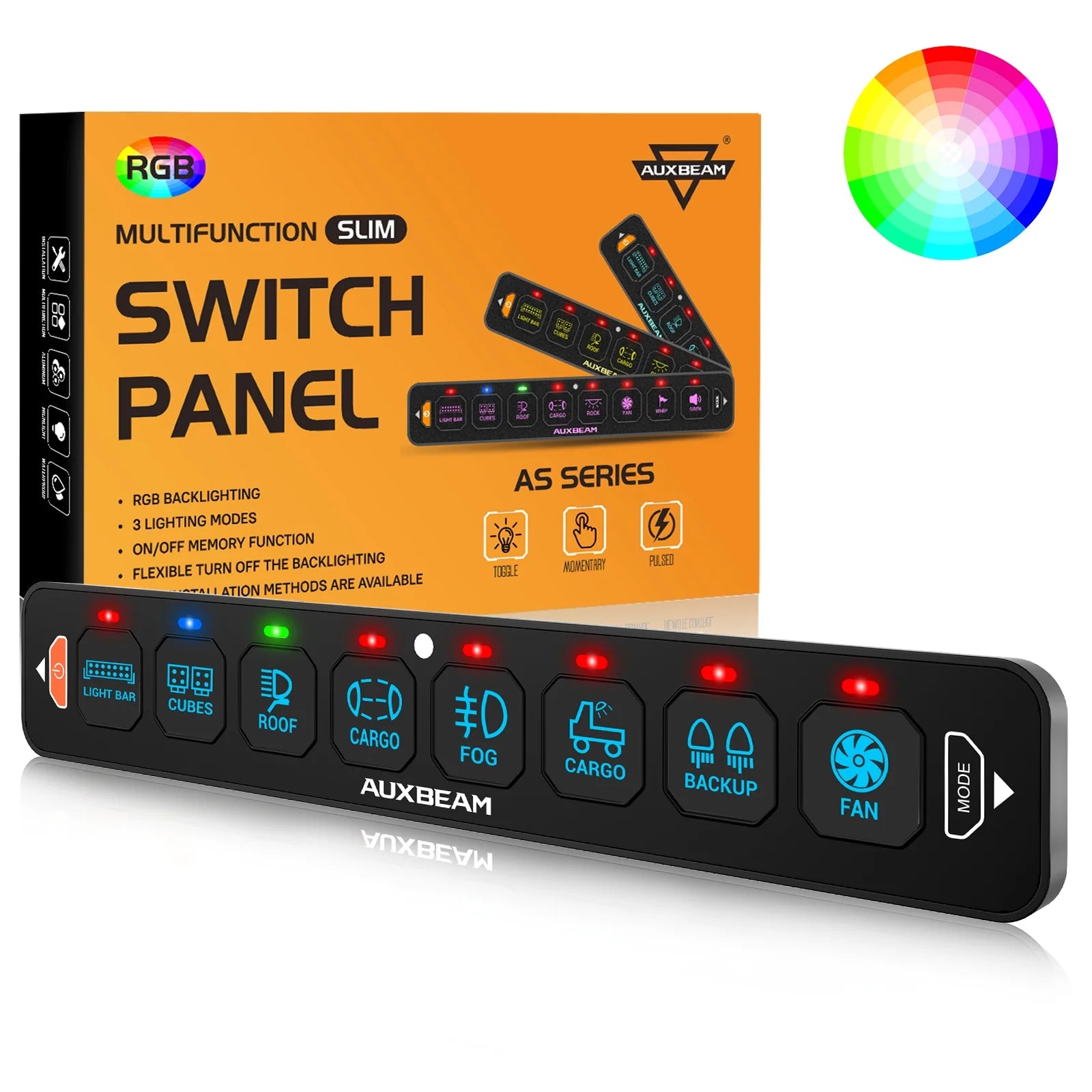 AS Series RGB Slim Switch Panel